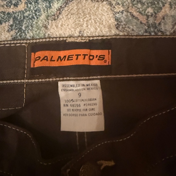 Vintage Palmetto 2 Tone Wide Leg Pants Size 9 - Picture 2 of 5
